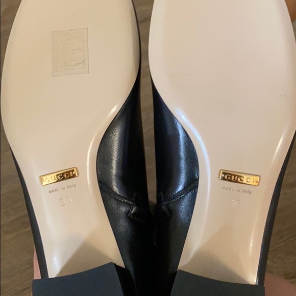 Gucci Knee Leather Black Boots - Picture 3 of 4